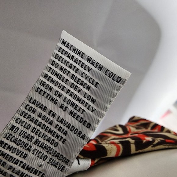 SAG HARBOR Brown Pink Geometric Sleeveless Zip Back Dress Womens Size 14 - Picture 7 of 7